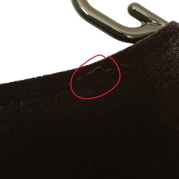 New York & Co Womens Velvet Wrap Midi Dress Size M Black Whimsigoth Noir Party - Picture 11 of 11